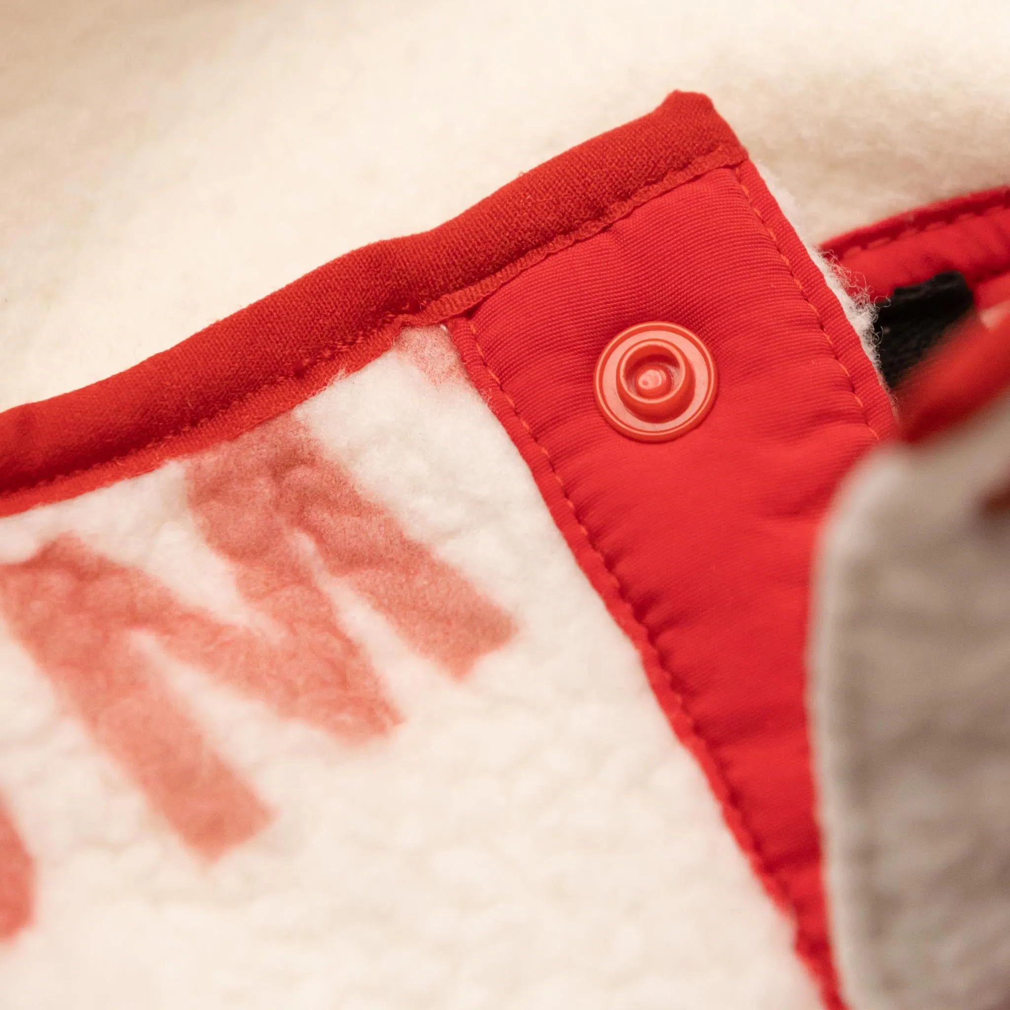 HOMME  Polar Fleece Logo Pullover Red