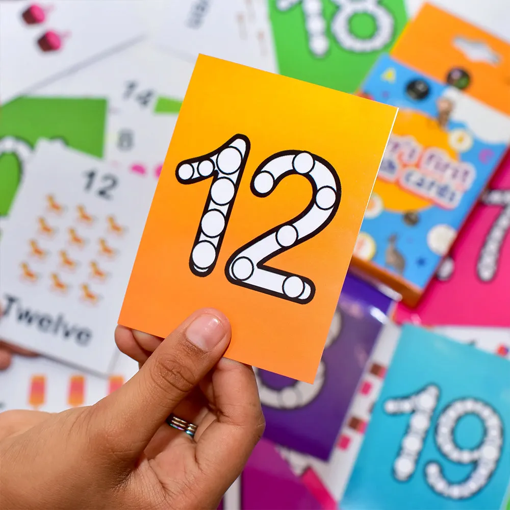 iLearnNgrow Baby's First Numbers Flash Cards