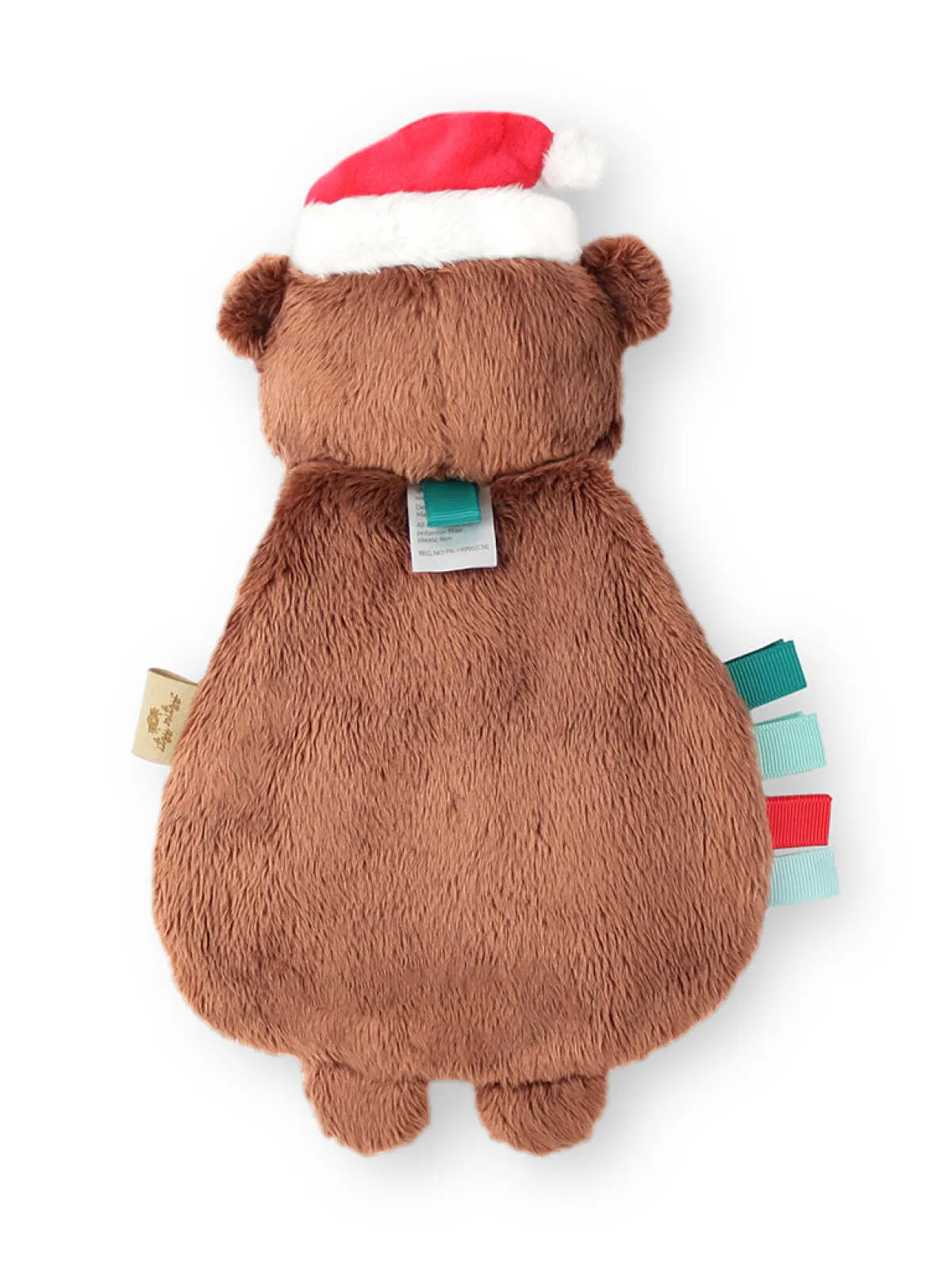 Itzy Lovey™ Plush Teether Toy, Holiday Bear