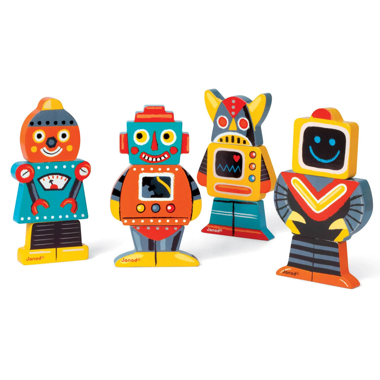 Janod Funny Magnets Robots