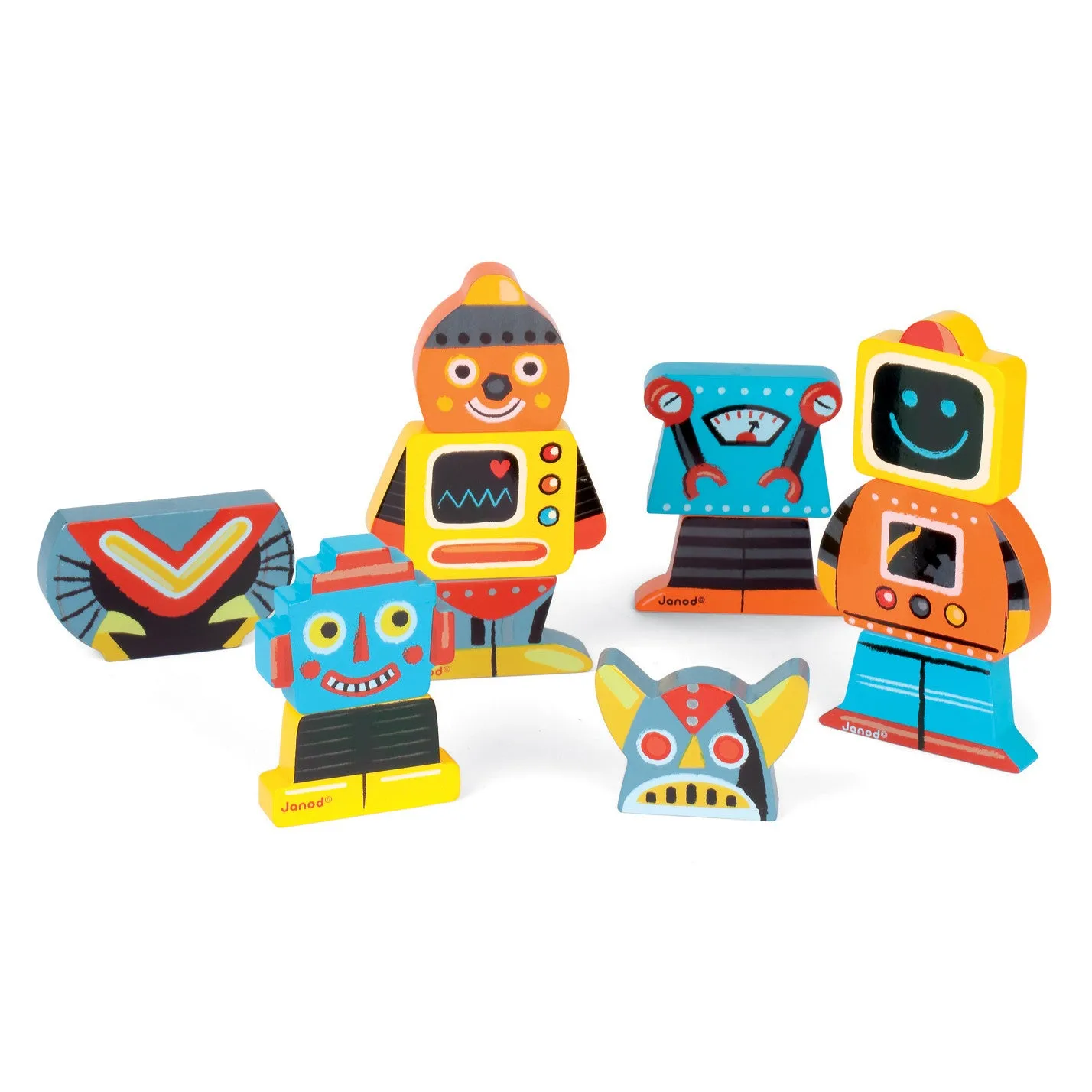 Janod Funny Magnets Robots