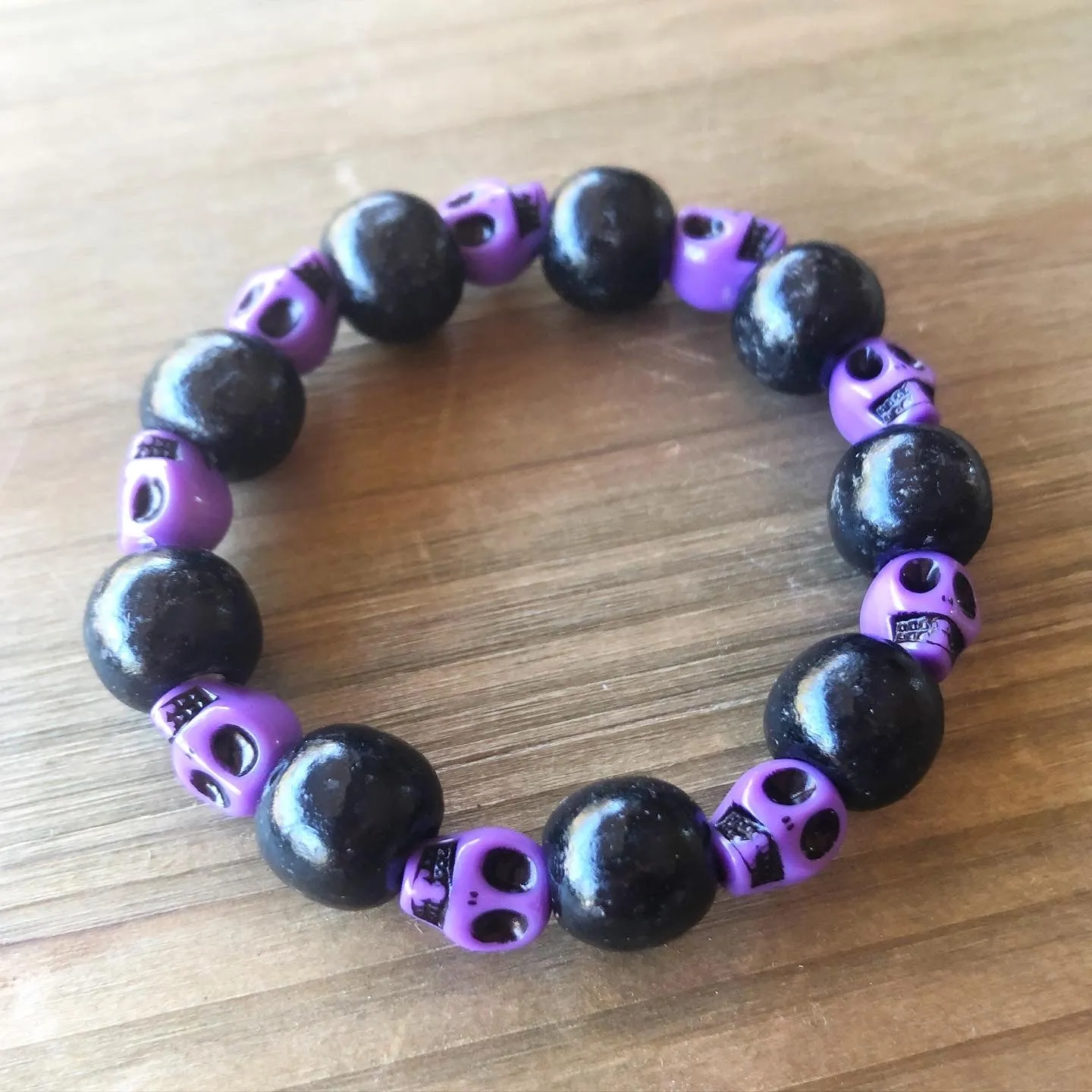 Kids Dia de los Muertos Beaded Stretch Bracelet Kits