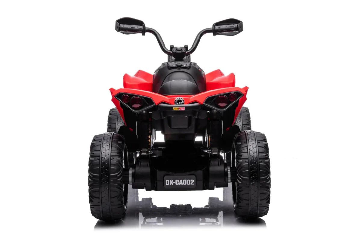 Licensed 2025 Can Am Renegade Upgraded ATV 24 Volt Ride On 1 Seater | 4x4 | Rubber Tires | Leather Seat | LED Lights