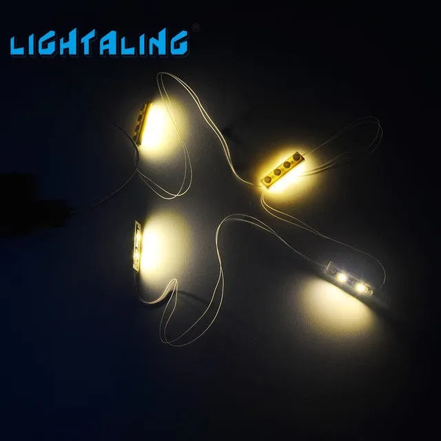 Lightaling LED Light Bricks Kit Can Decorate All Blocks Building Creator House Building Blocks Model Toys