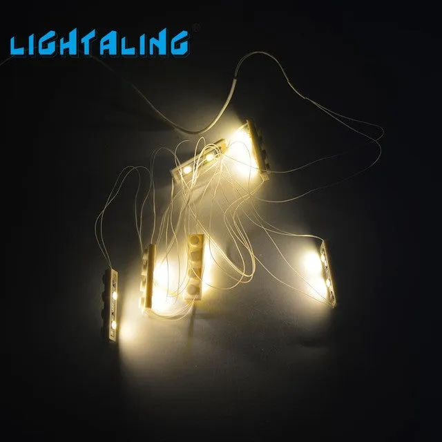 Lightaling LED Light Bricks Kit Can Decorate All Blocks Building Creator House Building Blocks Model Toys