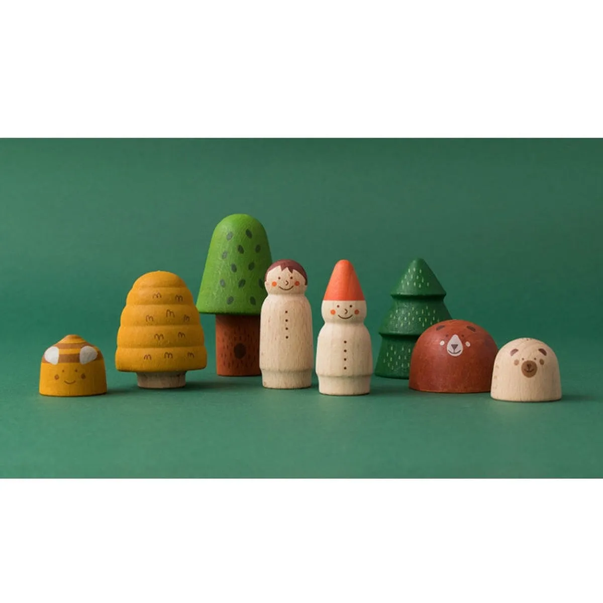Londji my wooden world forest playset