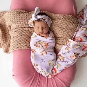 Major Mitchell Organic Jersey Wrap & Topknot Set