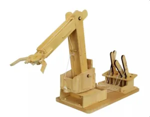 Mega Builder Crane Wooden Building Kit