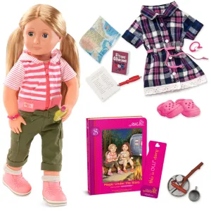 Our Generation Doll Deluxe Shannon Rv Doll W/ Book