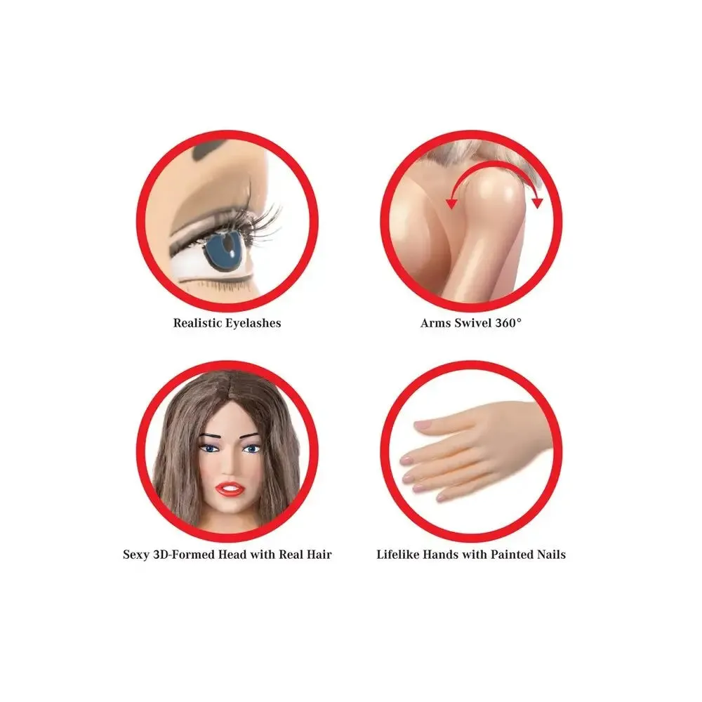 Pipedream Realistic Flesh Pink 69 Sex Love Doll