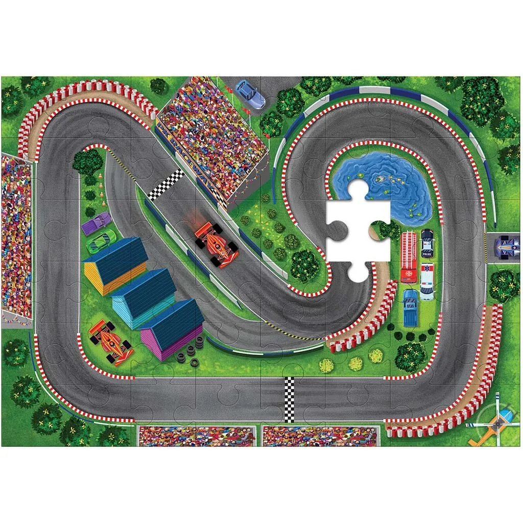 Puzzle & Play Race Day 48 Pieces