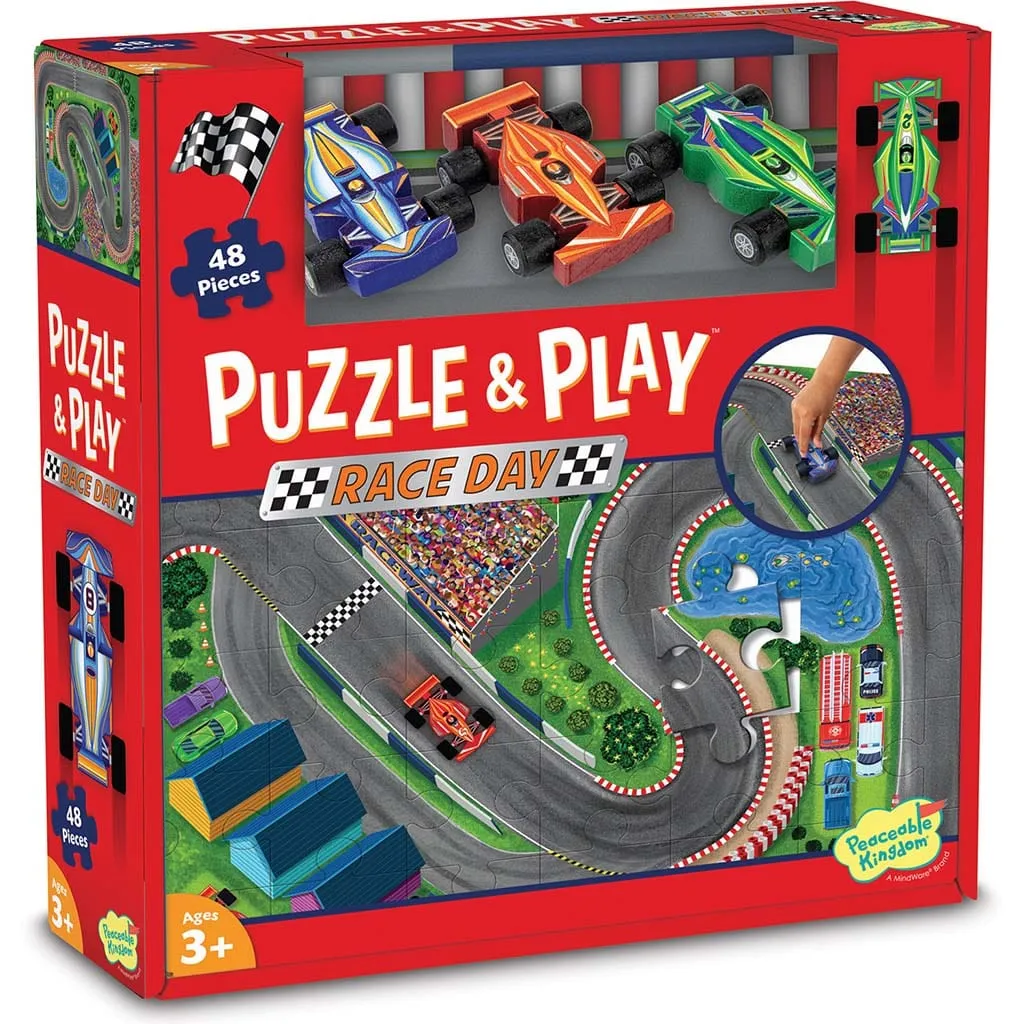 Puzzle & Play Race Day 48 Pieces