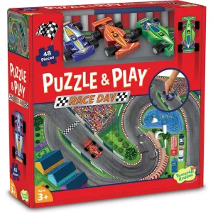 Puzzle & Play Race Day 48 Pieces