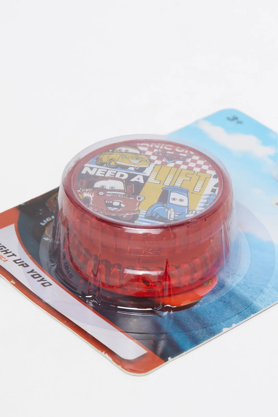 Red Printed Cars Yoyo