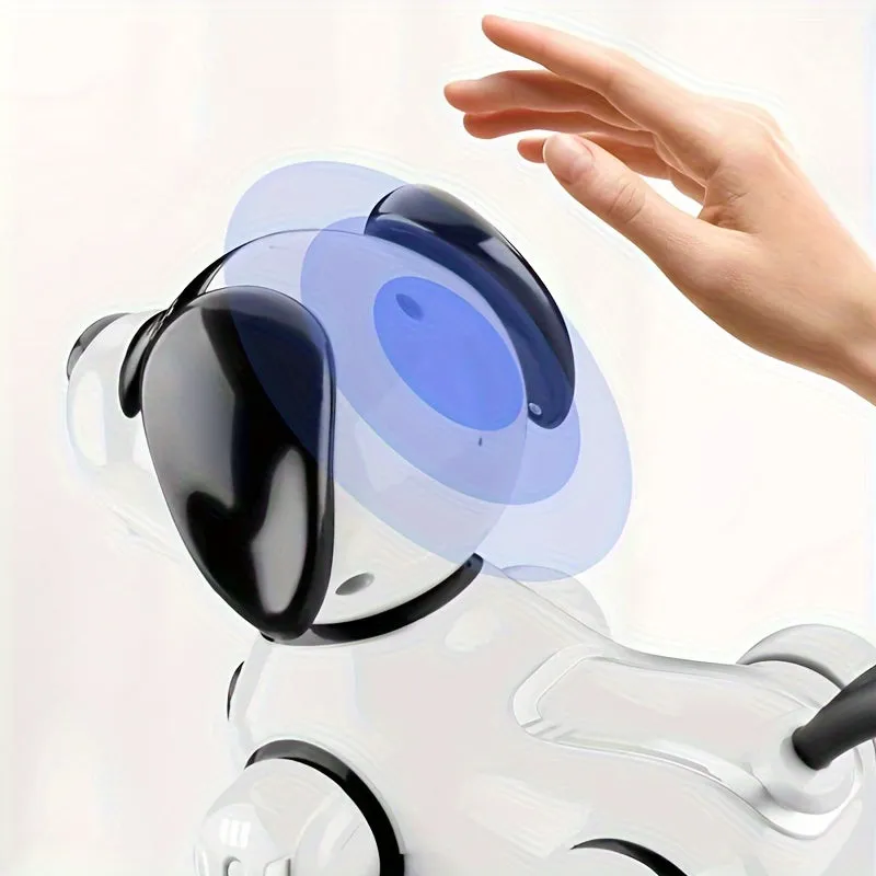Remote Control Robot Dog Toy, Programmable Interactive & Smart Dancing Robots, RC Stunt Toy Dog With Sound LED Eyes, Electronic Pets Toys Robotic Dogs For Gifts