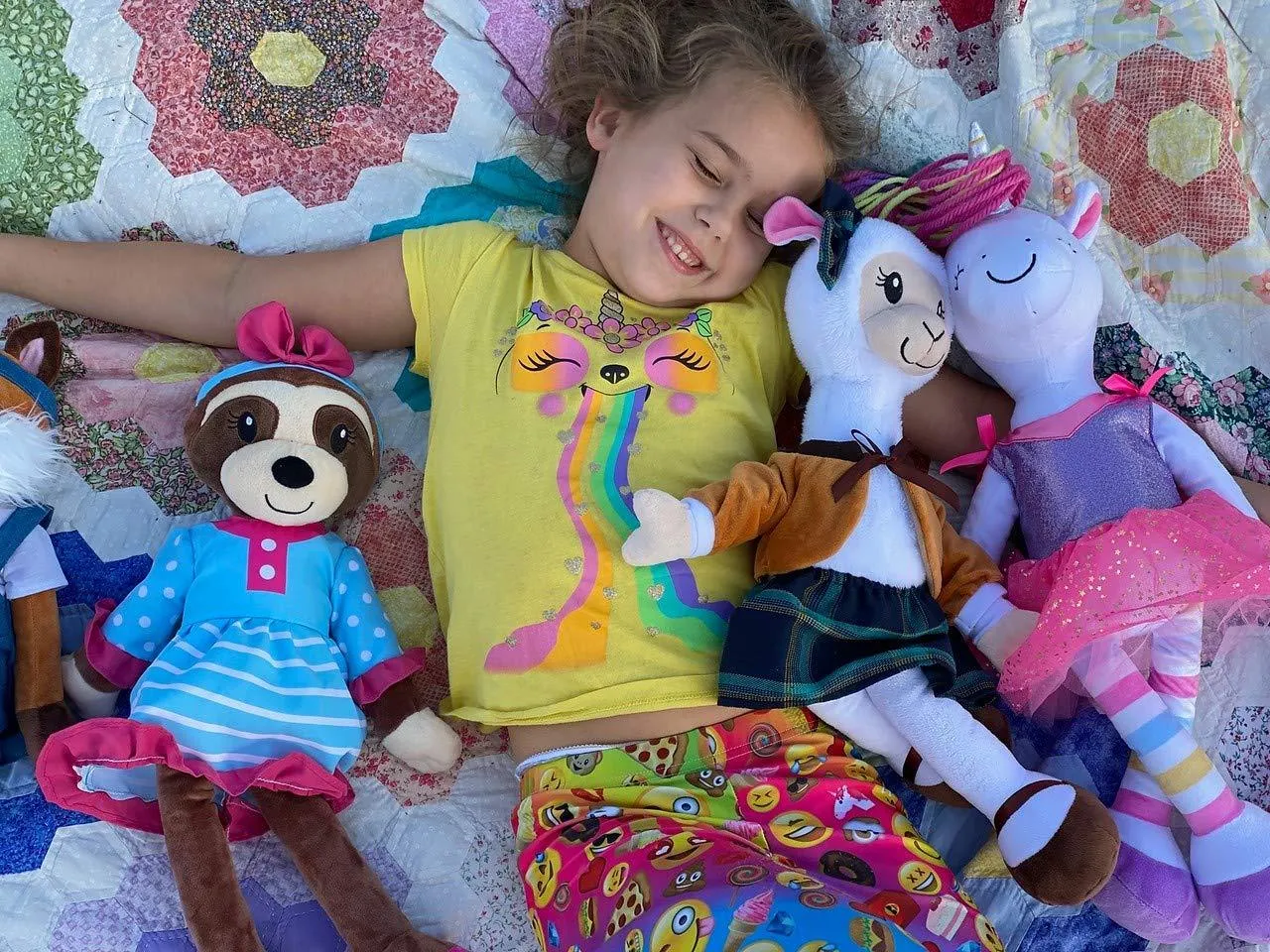 Sharewood Forest Friends 18 Inch Rag Doll Piper the Unicorn