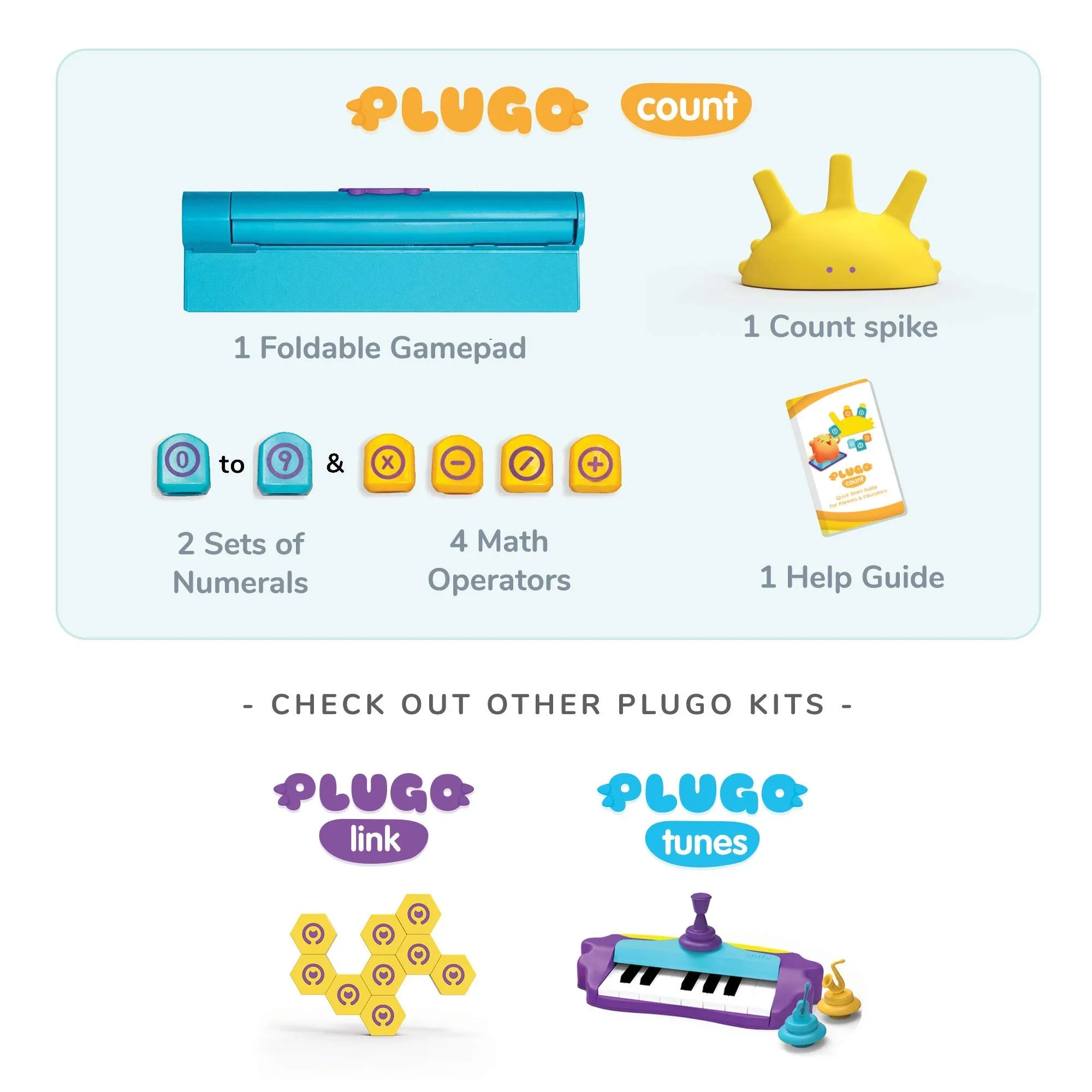 Shifu Plugo Count - Math Game with Stories & Puzzles | Ages 5-10 years Interactive STEM Toy | Educational Gift Boys & Girls (App Based)