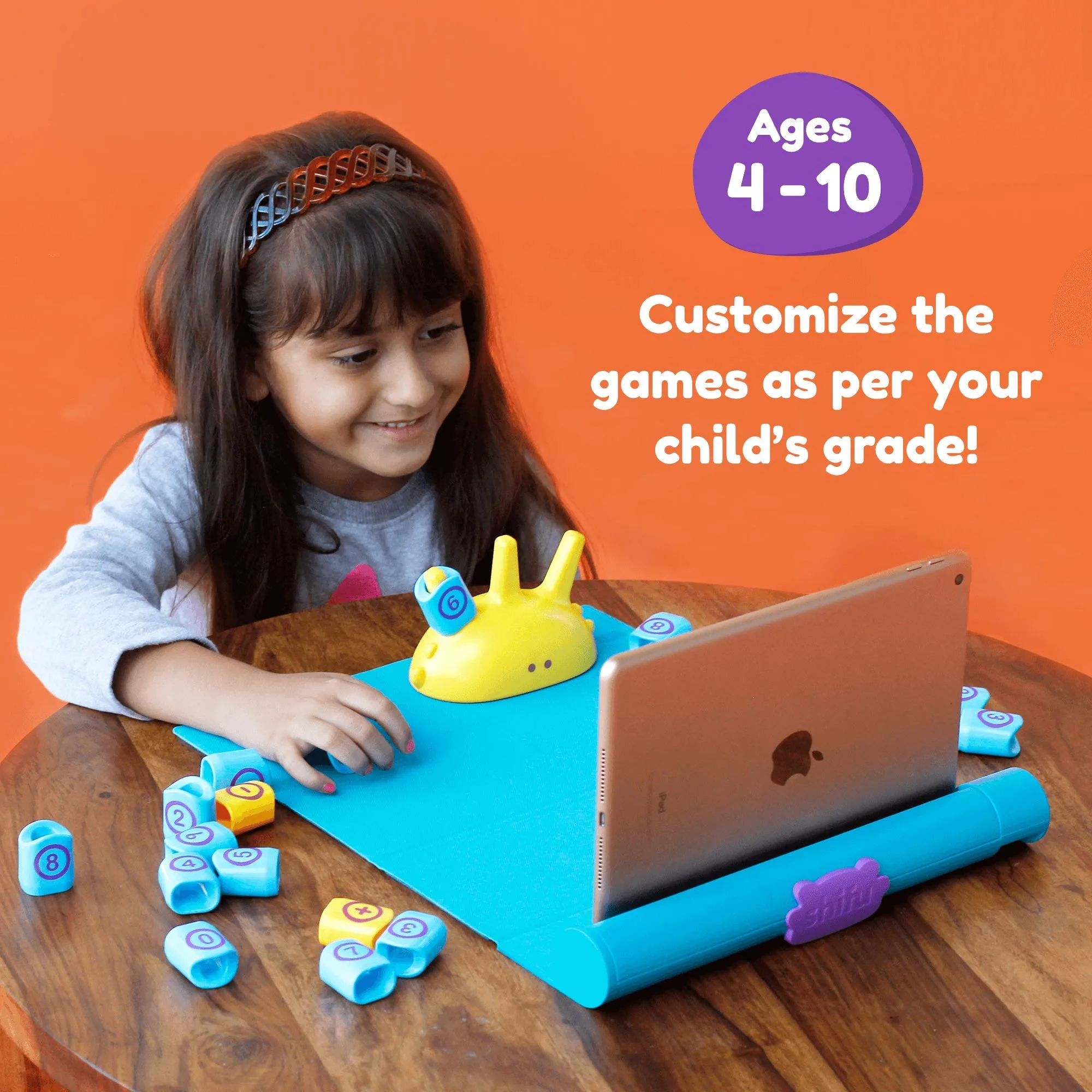Shifu Plugo Count - Math Game with Stories & Puzzles | Ages 5-10 years Interactive STEM Toy | Educational Gift Boys & Girls (App Based)
