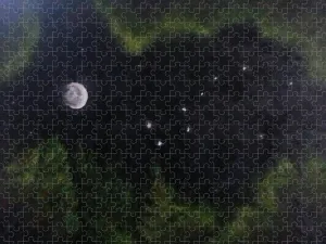 Sky Night Dip - Puzzle