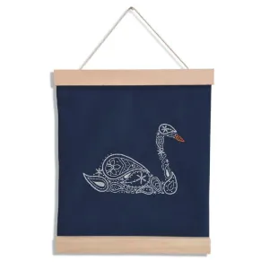 Swan Banner Embroidery Kit