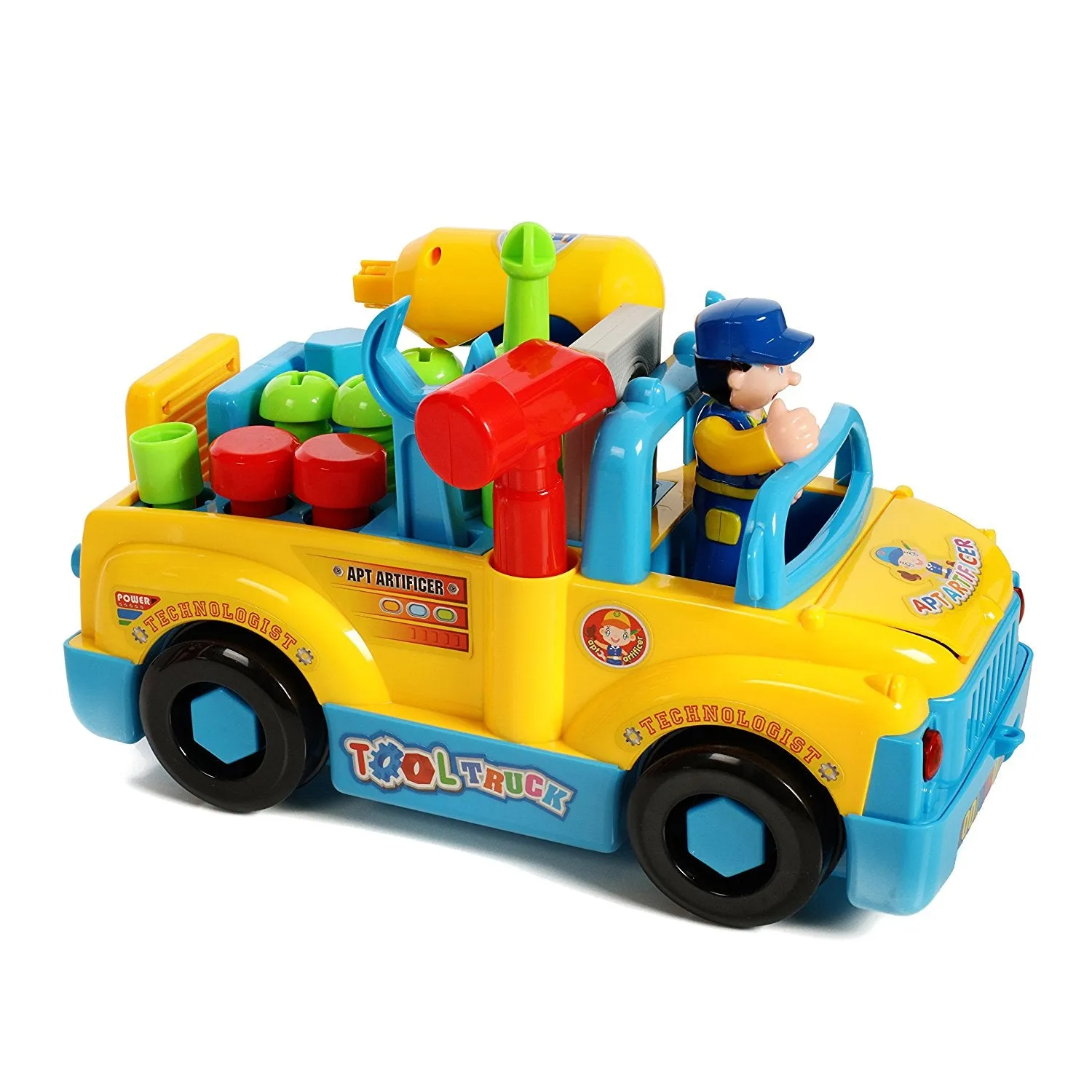 Take Apart Toll Truck With Working Drill