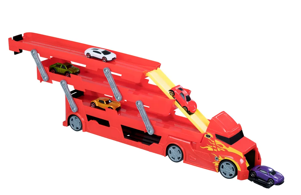 Teamsterz Launcher Transporter With 5 Cars