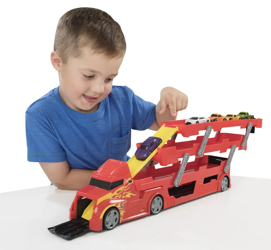 Teamsterz Launcher Transporter With 5 Cars