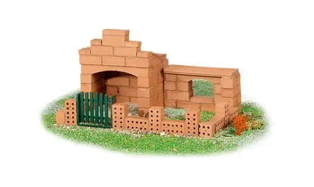 Teifoc Real Bricks Building Sets - Cottage (2 variations)