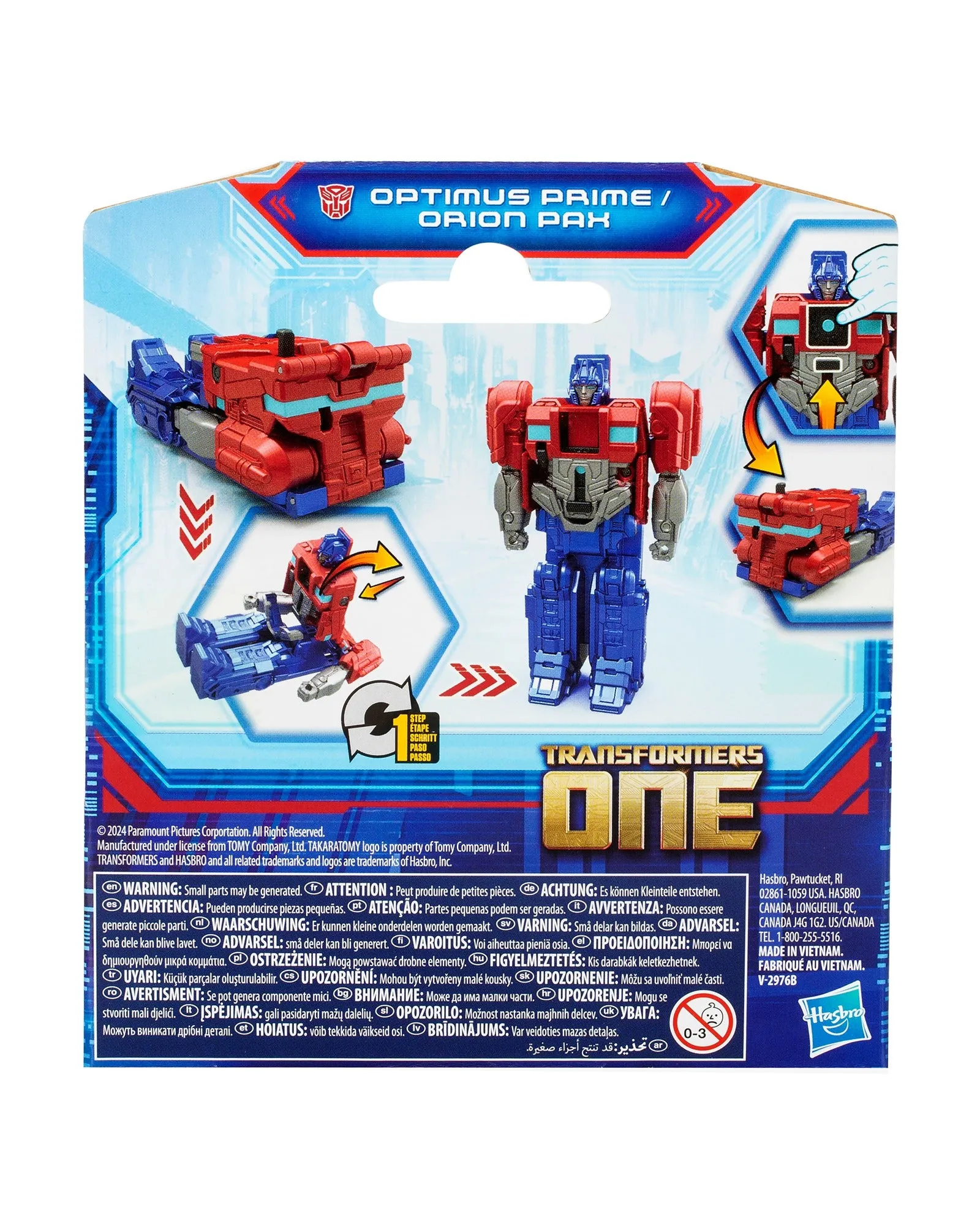 Transformers Mv8 1 Step Cog Changers - Assorted