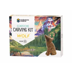 Wolf Soapstone Carving Kit