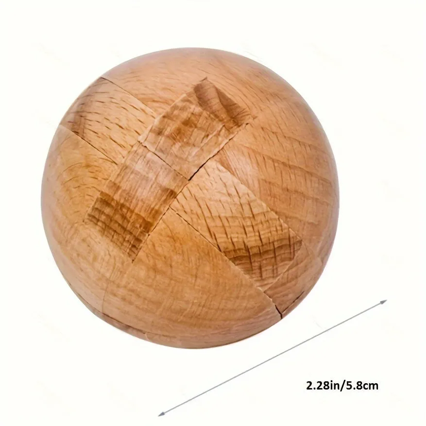 Wooden Kong Ming Lock Puzzle Toy Perfect Holiday Gift